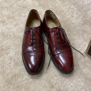 Johnston & Murphy Cap Toed Mens Whitman Dress Shoes SIZE 8 w BOX